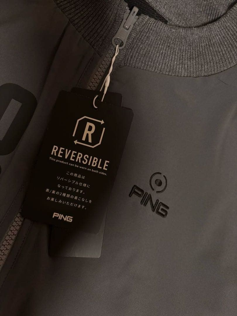 PING リバーシブル ジャケット グレー