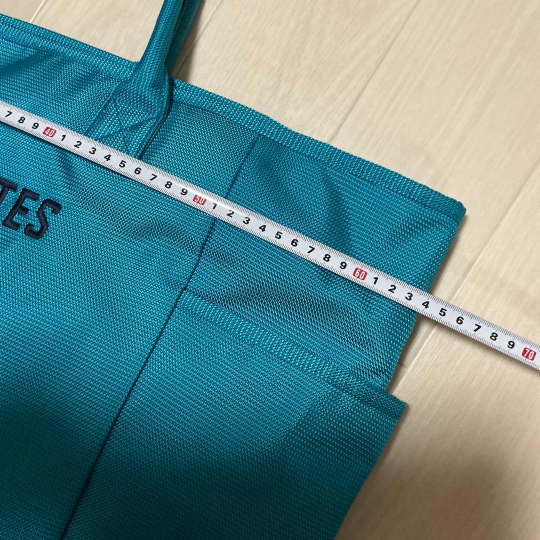 PEARLY GATES 大型トートバッグ 美品 ターコイズ