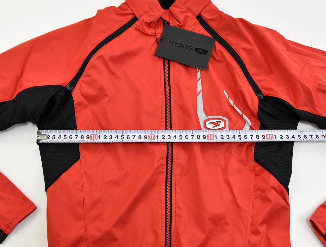 SUGOI RS120 2WAY 長袖ジャージ or 半袖 size:M レッド