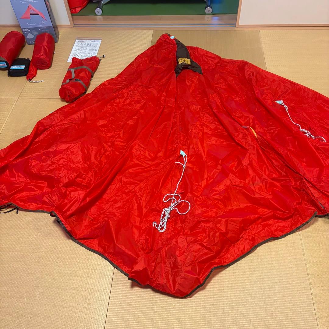 【希少】大人気 付属品完備 テンマクデザイン パンダレッド ソロキャンプ