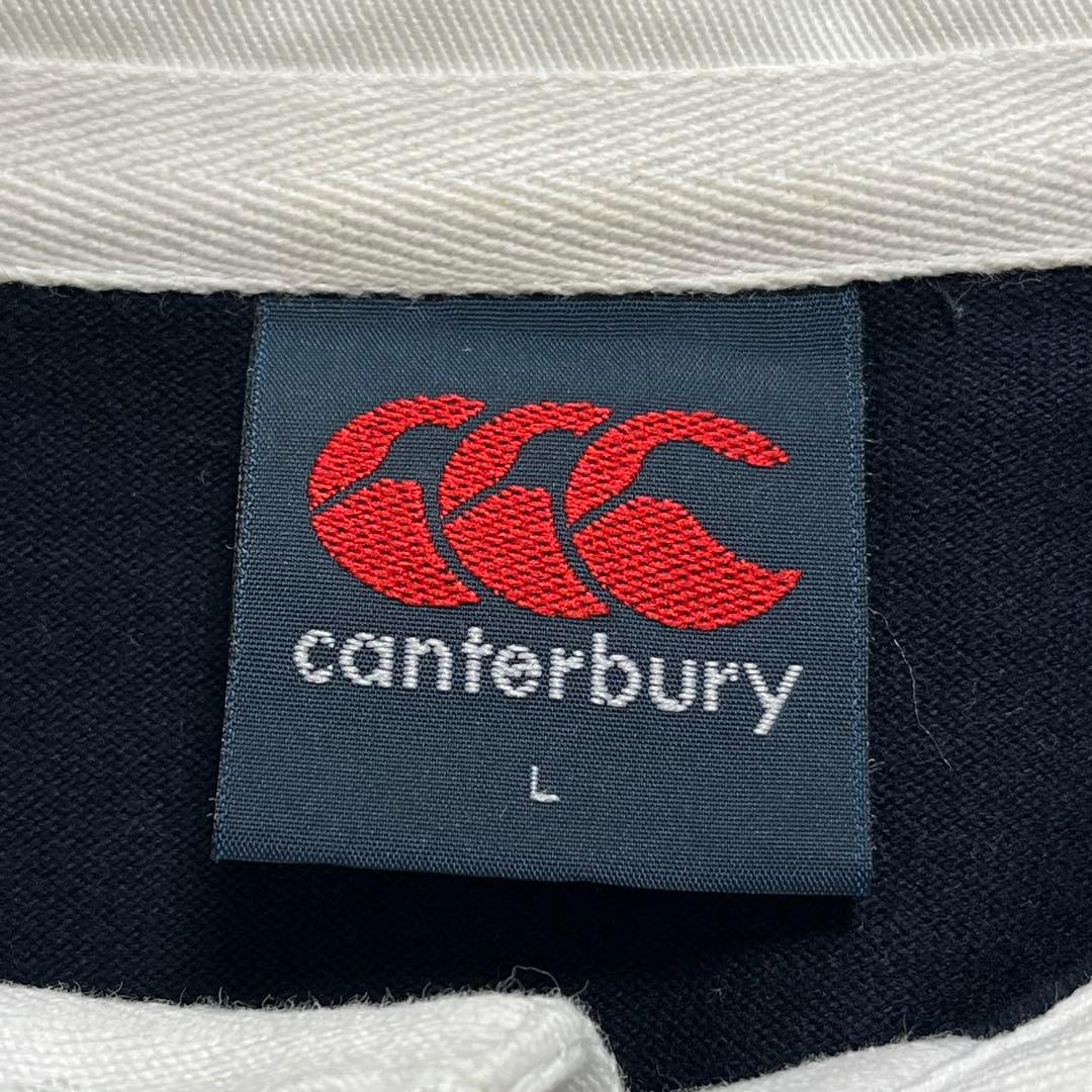 【綺麗】canterbury｜カンタベリー，刺繍，ボーダー，ラガーシャツ