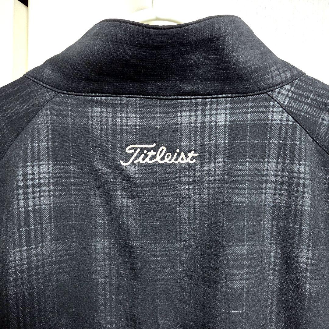 Titleist タイトリスト ジャケット ブルゾン ブラック チェック柄 XL