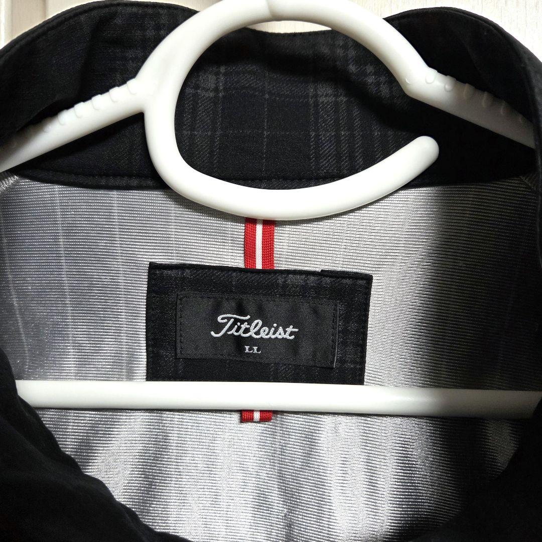 Titleist タイトリスト ジャケット ブルゾン ブラック チェック柄 XL