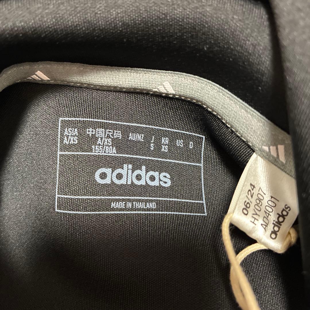 【新品タグ付★ダンボールニット】裏起毛 セットアップ S 黒 アディダス