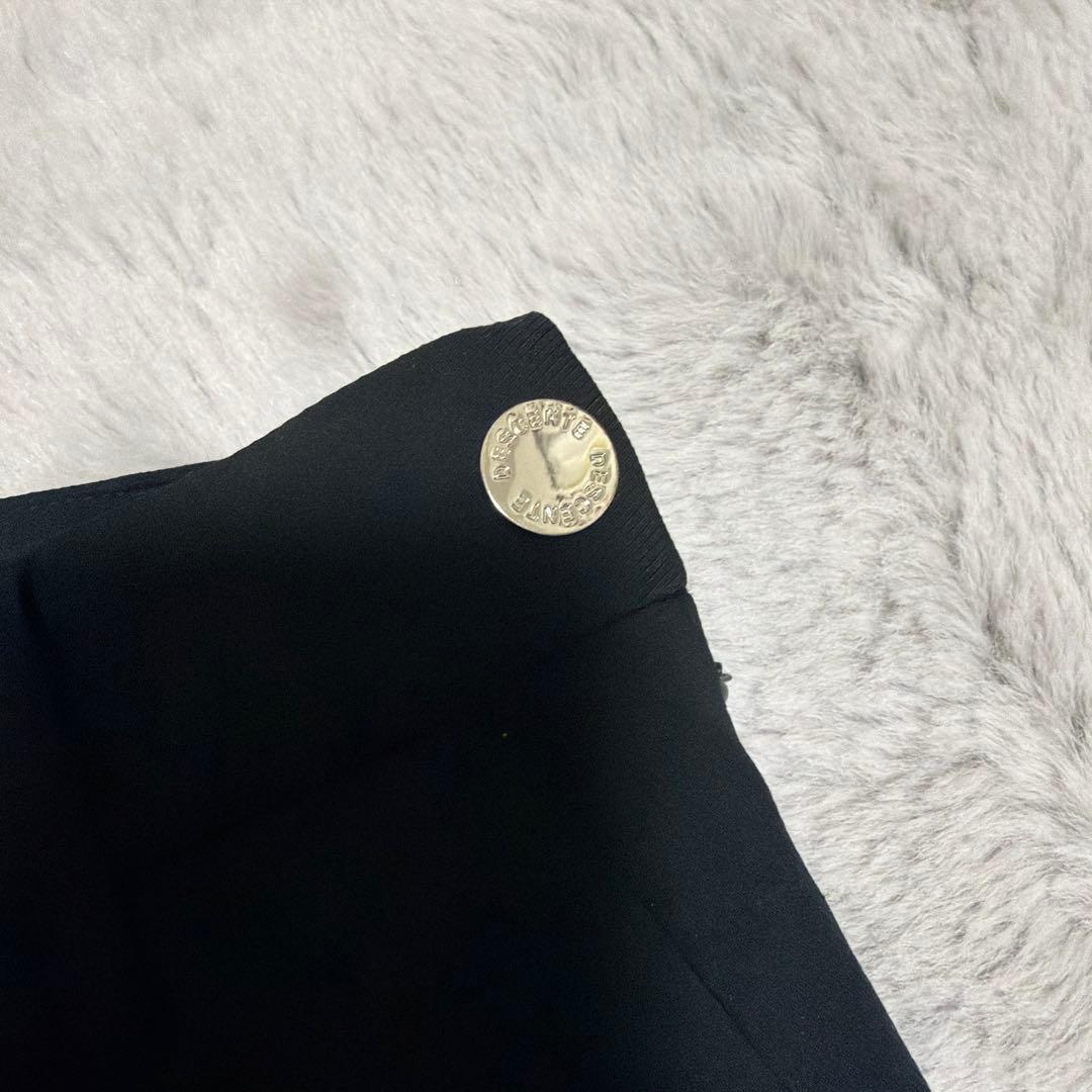 【美品】DESCENTE レディース ゴルフスカート ブラック　L