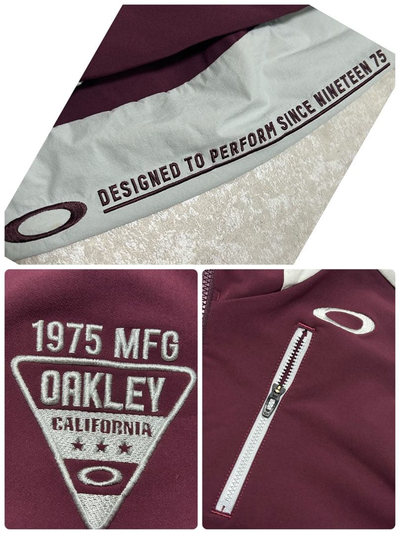 極美品 OAKLEY 2WAY ウインドジャケット　吸湿発熱　M
