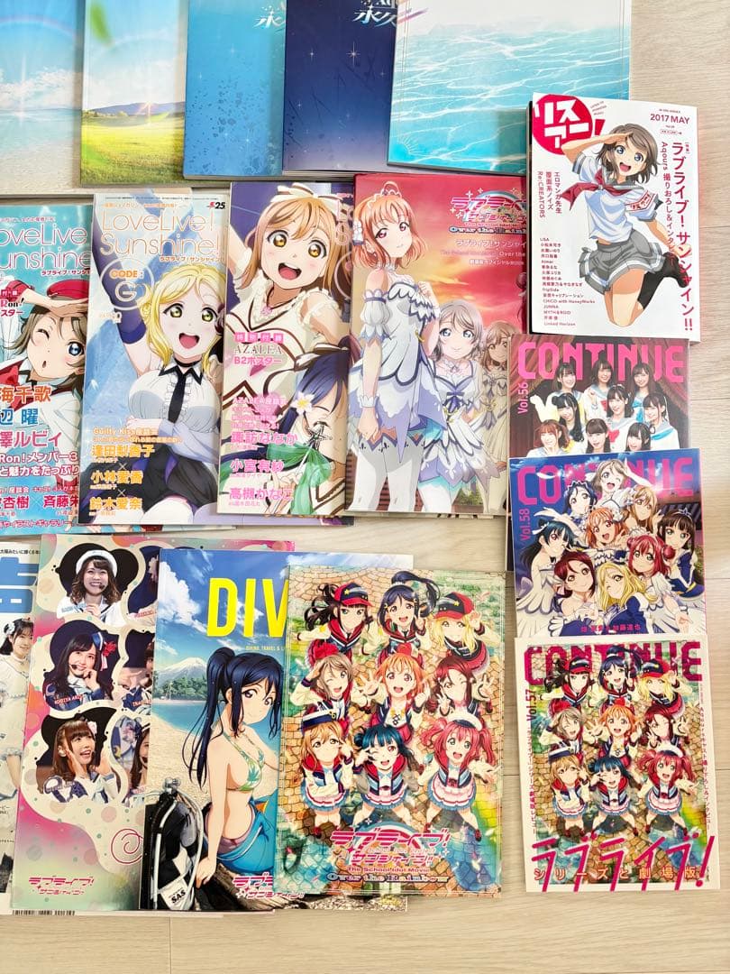 ラブライブ！サンシャイン!! Aqours 雑誌・ライブパンフレット34点セット