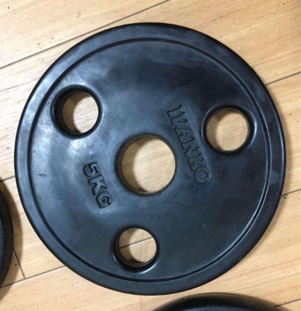 IVANKO イヴァンコ ラバー プレート17.5kg穴径50mm.