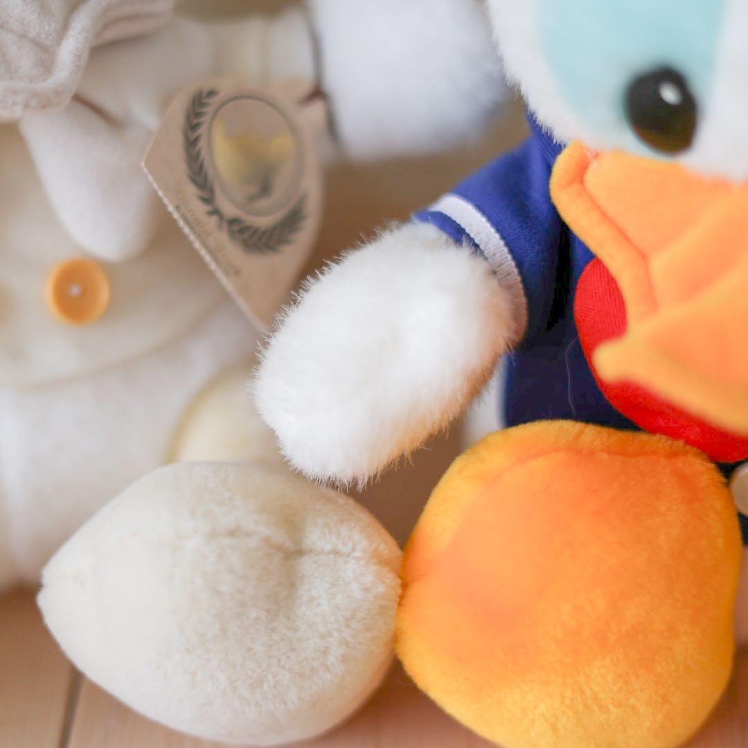 【超希少/タグ付】TDL限定ドナルドダック ぬいぐるみ 2体セット 当時物
