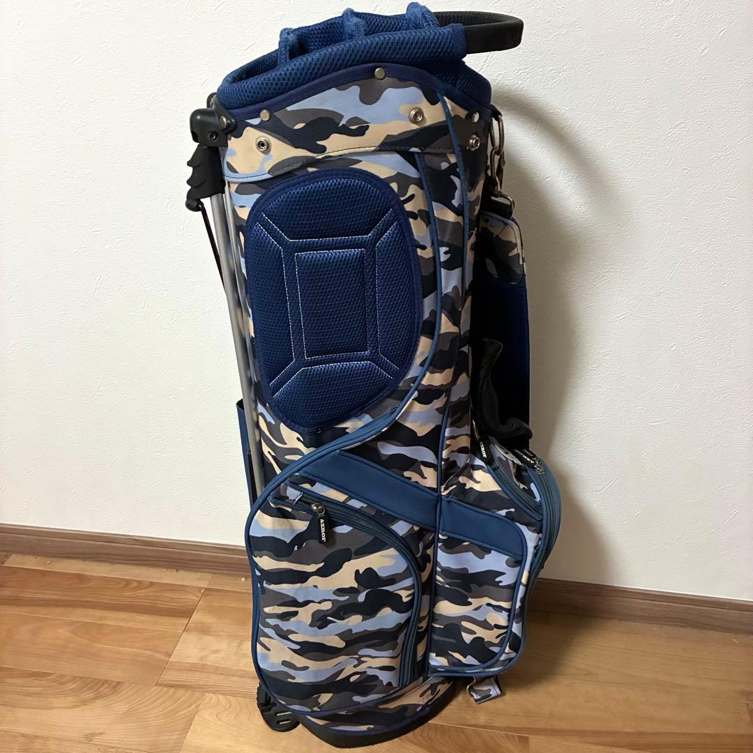 AZROF アズロフ スタンド型 軽量 キャディバッグ カモフラージュ柄