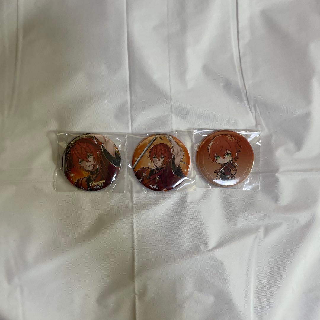 女子研究大学 ポップコーン 缶バッチ キャメロン