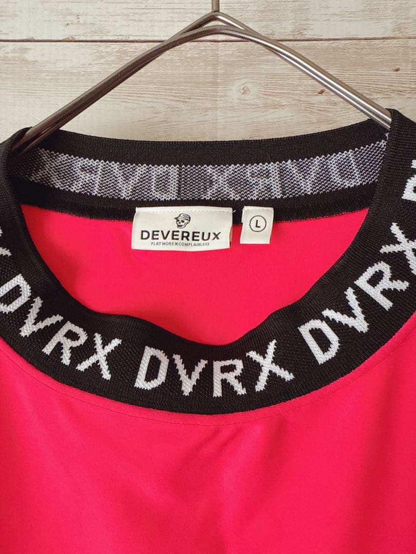 DVRXリブモックSkull Caddie TEE デヴァローゴルフ ピンク L