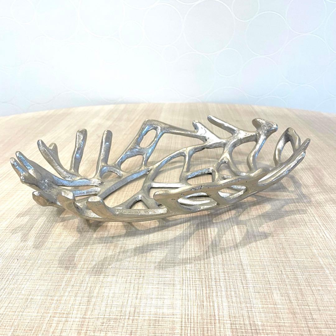 【美品】ACTUS アクタス メタルボウルセット アルミ製 オブジェ 置物