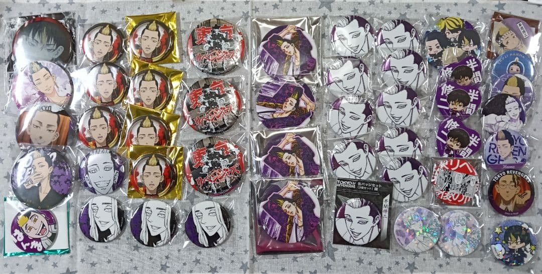 東京リベンジャーズ　半間修二　缶バッジ　47個　まとめ売り