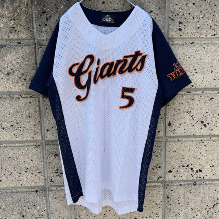 YOMIURI GIANTS 5 大きめサイズ 古着 00's アップジャージ