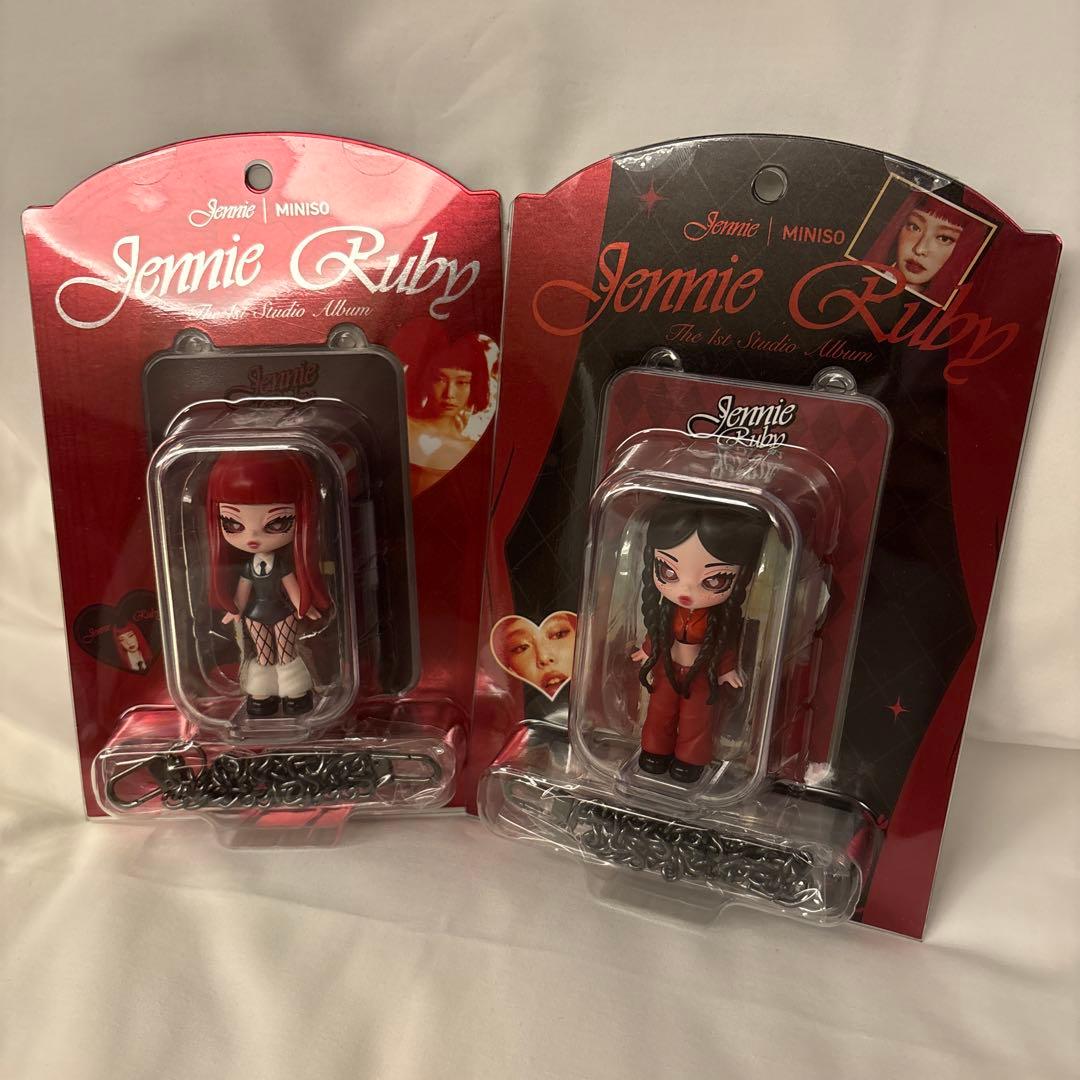 MINISO Jennie Ruby フィギュア 2体セット 限定