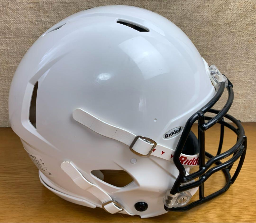 良品 Riddell アメフトヘルメット Spd Clsc Icon ホワイト