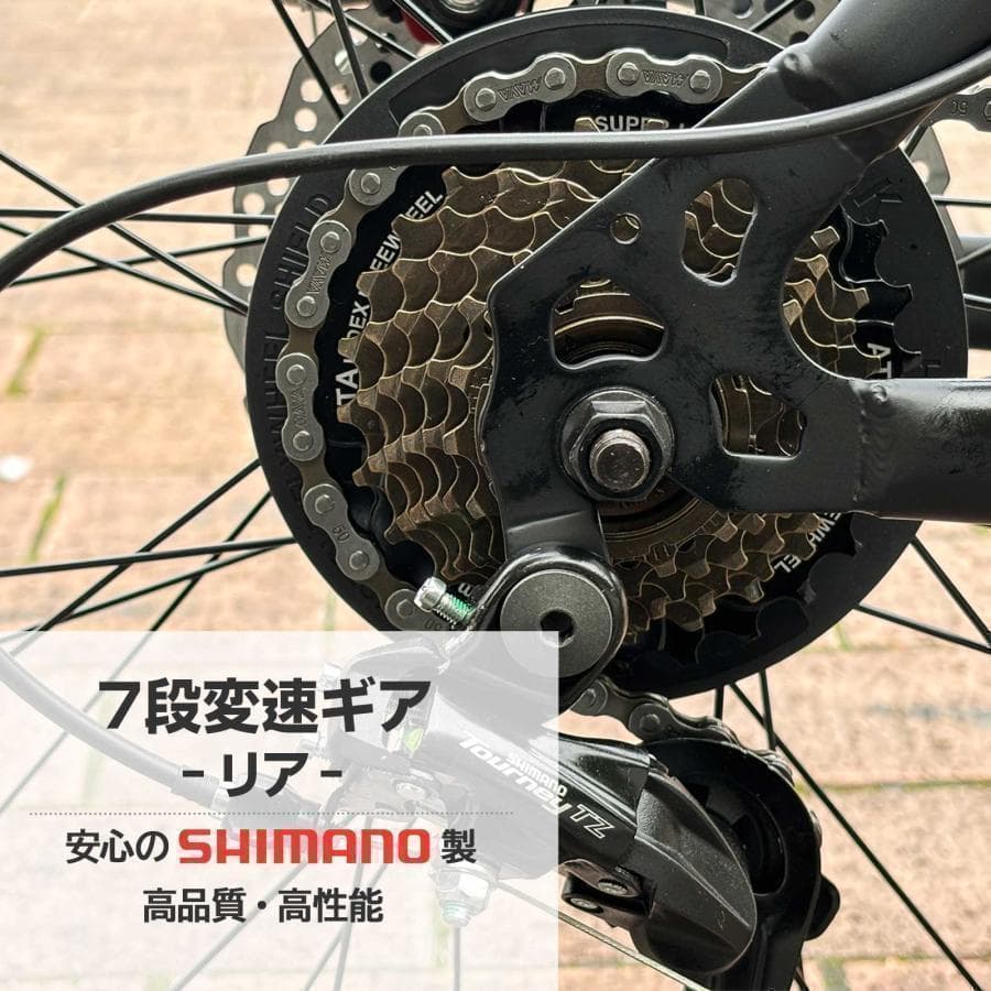 b2086マウンテンバイク 26インチ21段変速軽量 自転車 アウトドア カーキ