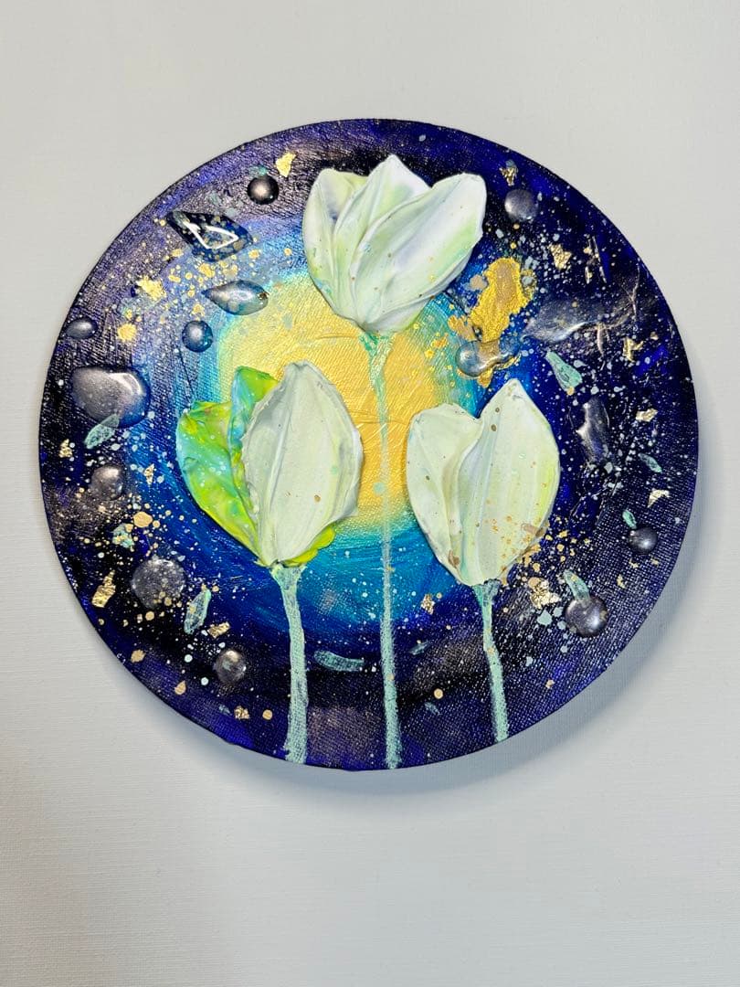 【原画】夜光華　アクリル画