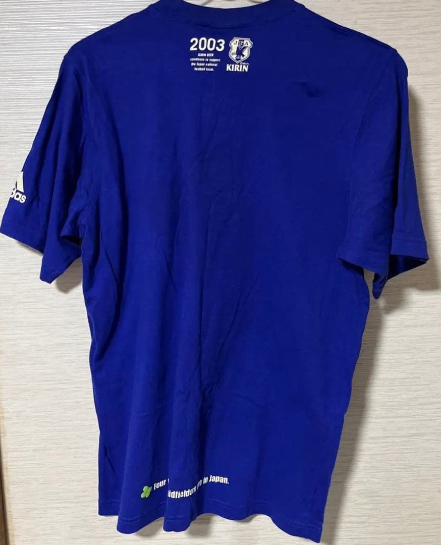2003年製 adidas Tシャツ Lサイズ 青