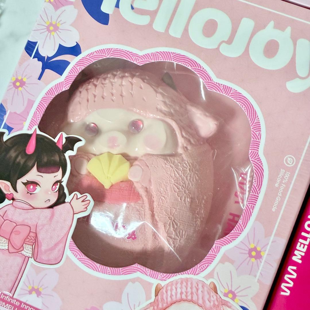 Mellojoy 浴衣羊&いちごホールケーキ&スライス&ひなあられスフレ 桜限定