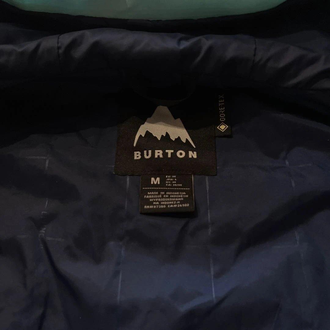 BURTON スノーボードウェア フード付きライトブルー