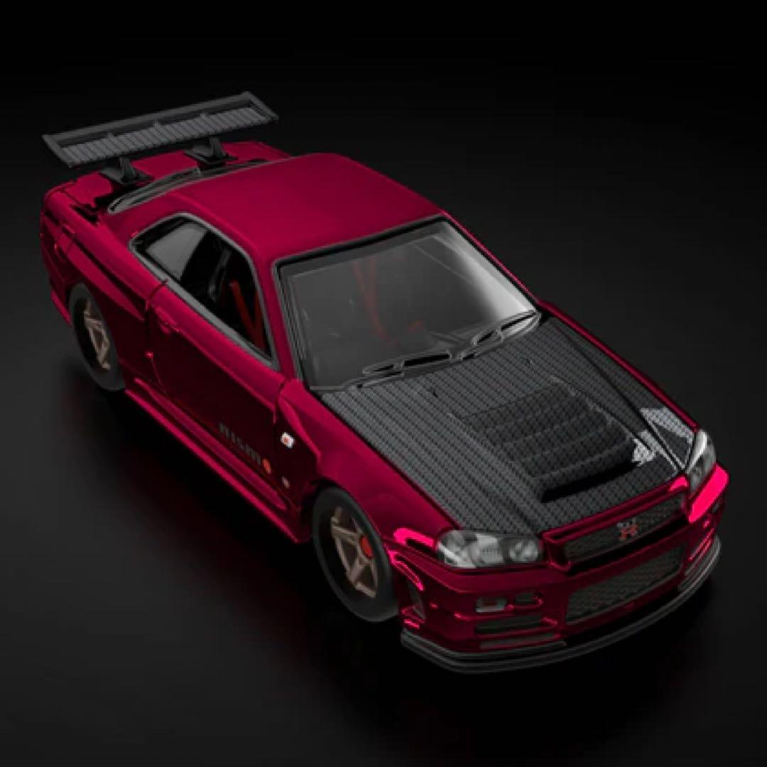 ミニカー Nissan Skyline GT-R BNR34 RLC