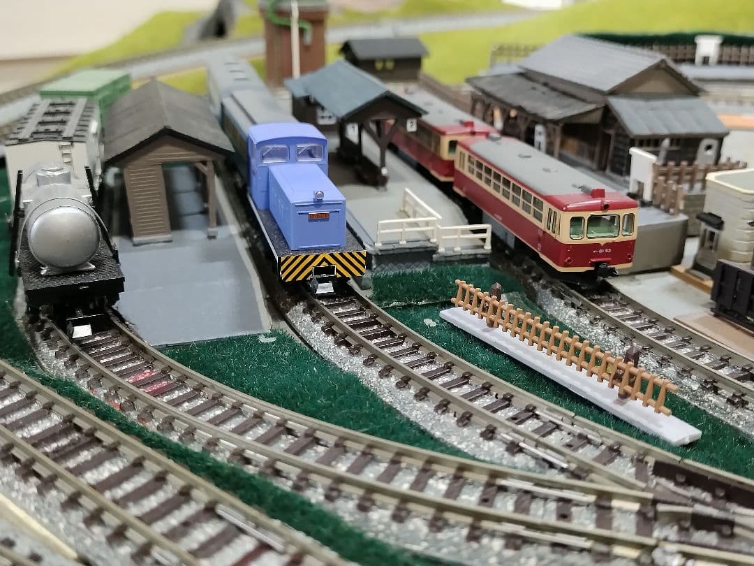 Nゲージ 鉄道模型 日笠鉄道セレブなダブルスリップポイント採用レイアウト