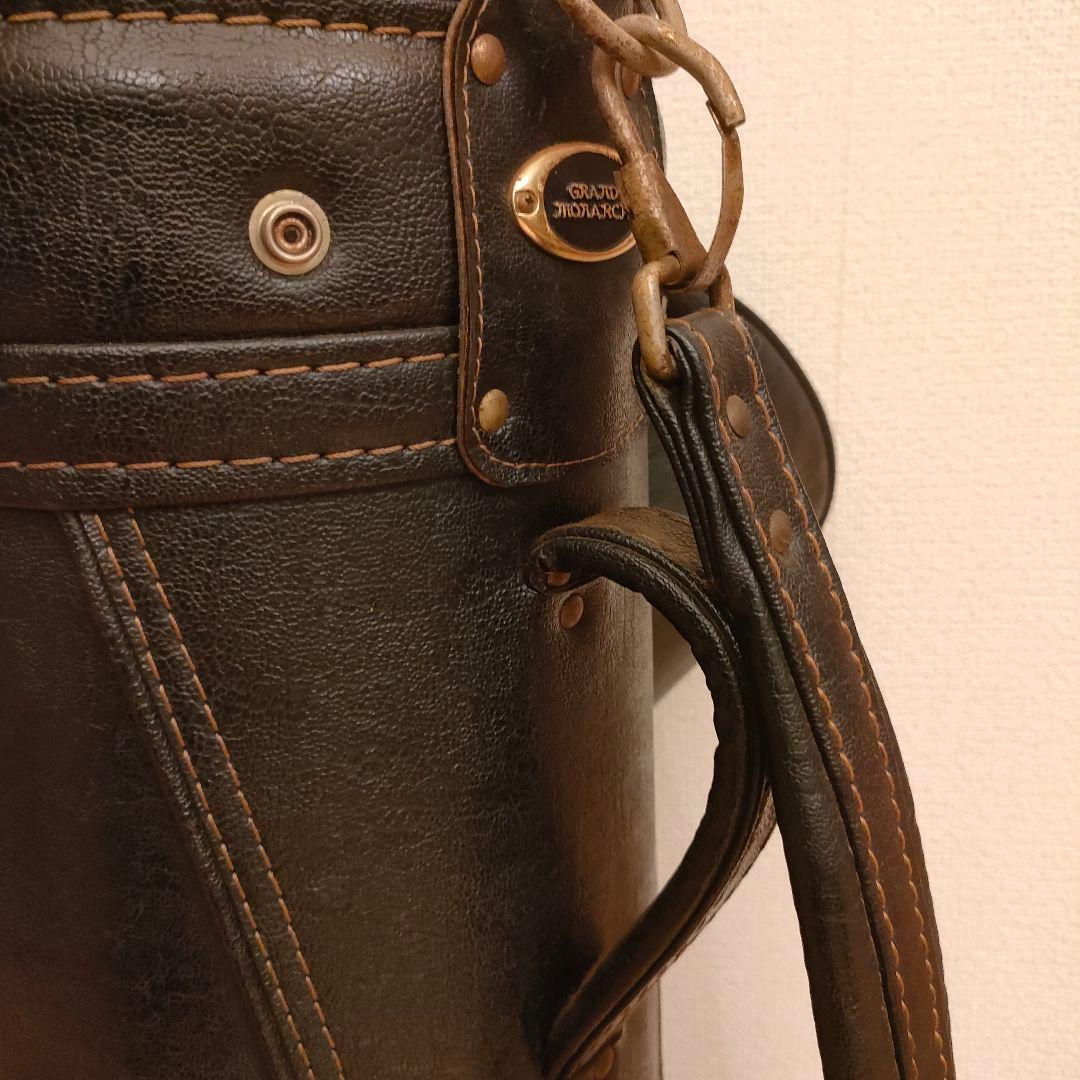 レトロ ミズノ GRAND MONARCH レザーキャディバッグ ヴィンテージ