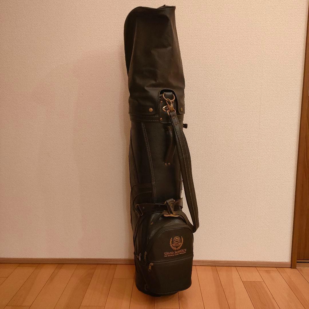 レトロ ミズノ GRAND MONARCH レザーキャディバッグ ヴィンテージ
