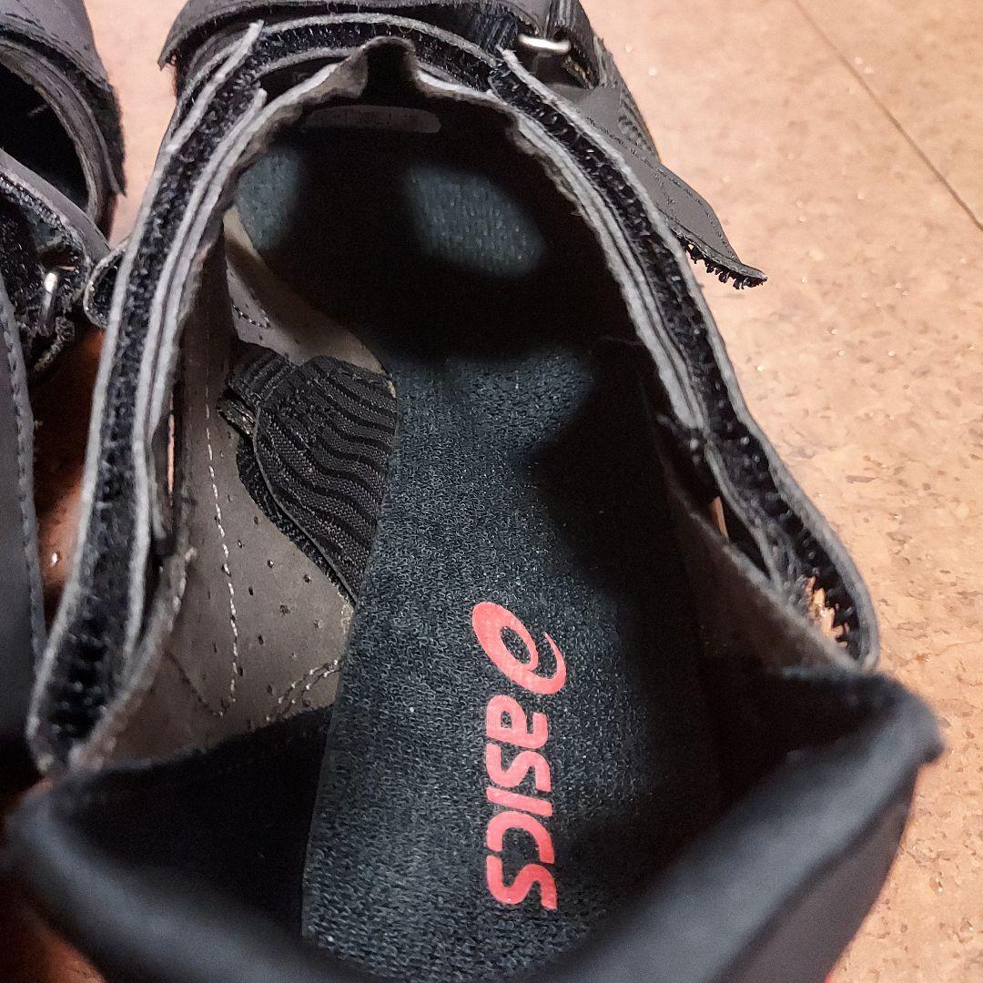 asics CYBERBLADE スパイクシューズ 黒/赤25.0cm