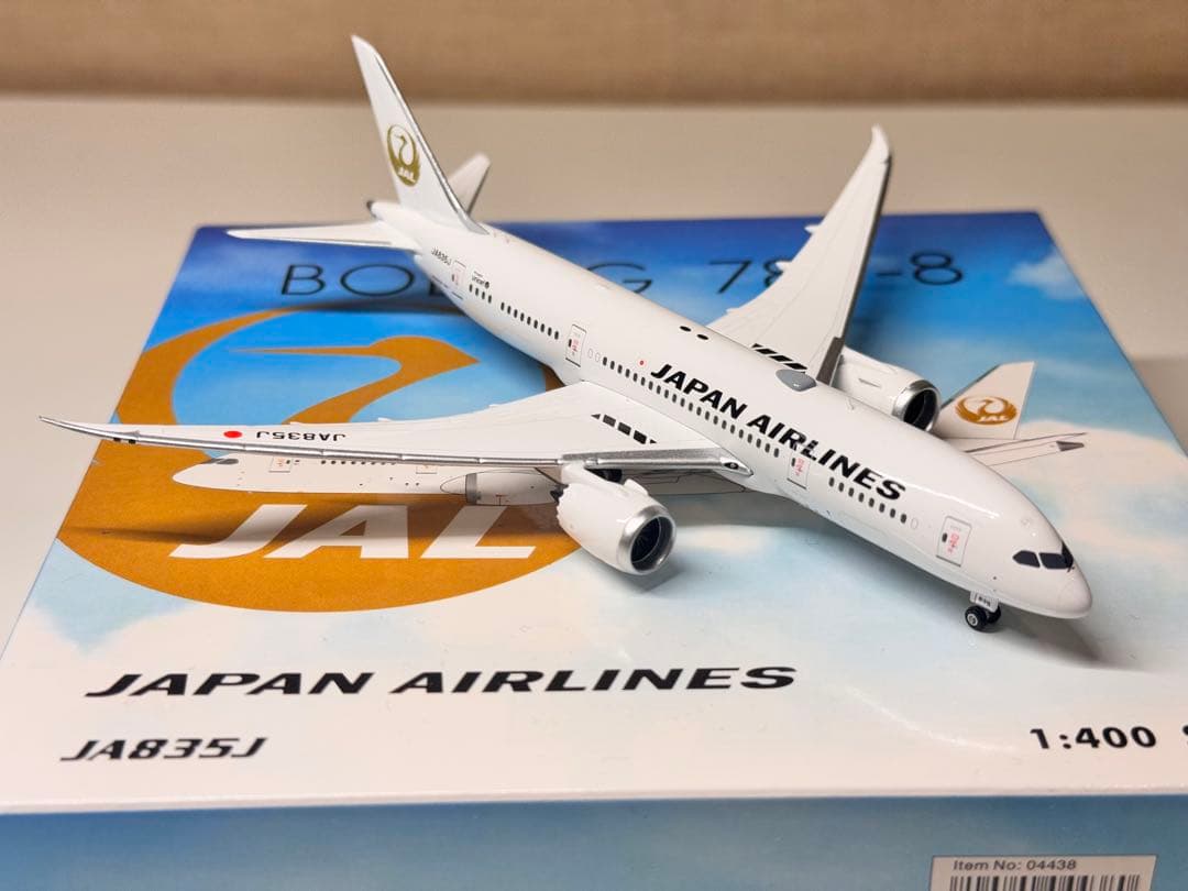 JAL B787-8 JA835J 金の鶴丸 希少 1/400 Phoenix