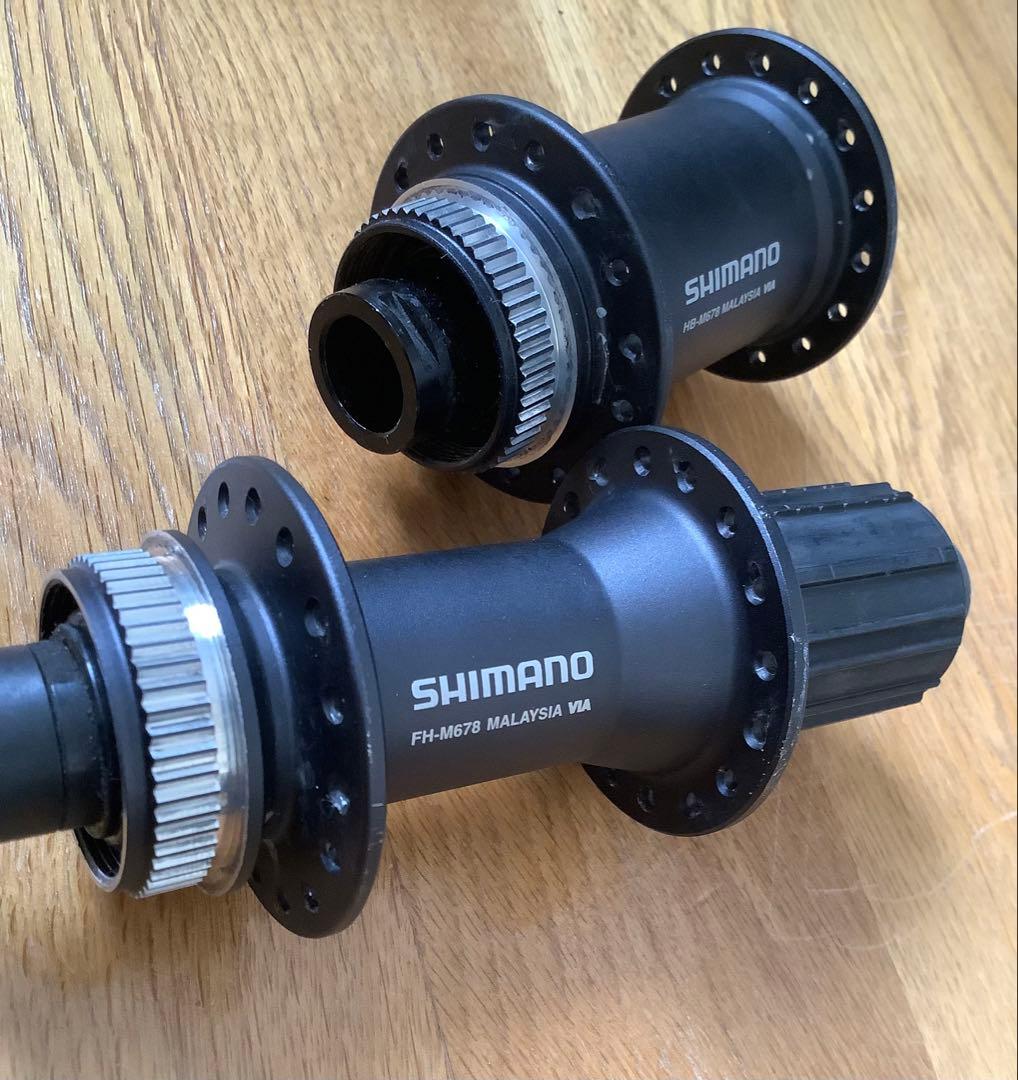 SHIMANO SLX FH-M678 HB-M678 ハブ前後セット