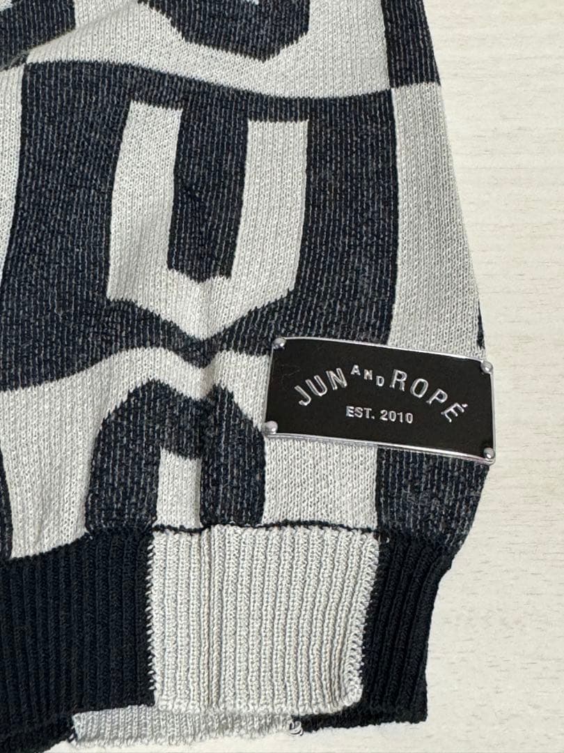 新品未使用●JUN&ROPE ポロシャツL ベージュグレー　ジュンロペ