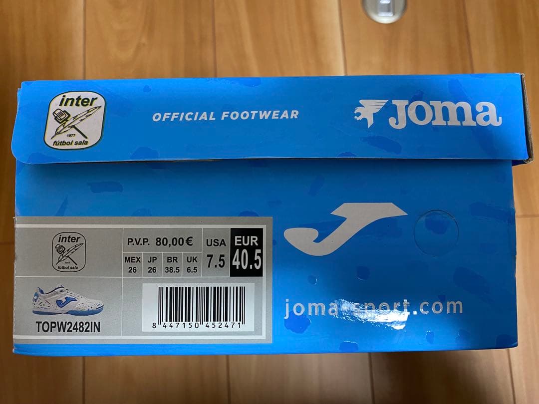 joma フットサルシューズ トップフレックス　26.0cm