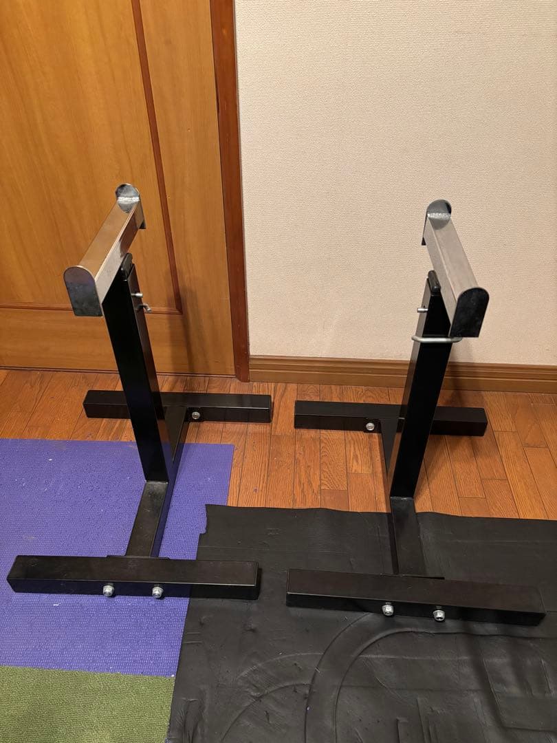 直接引き取り限定。ベンチ&セーフティ&スクワット台（ベンチプレスセット）＋おまけ