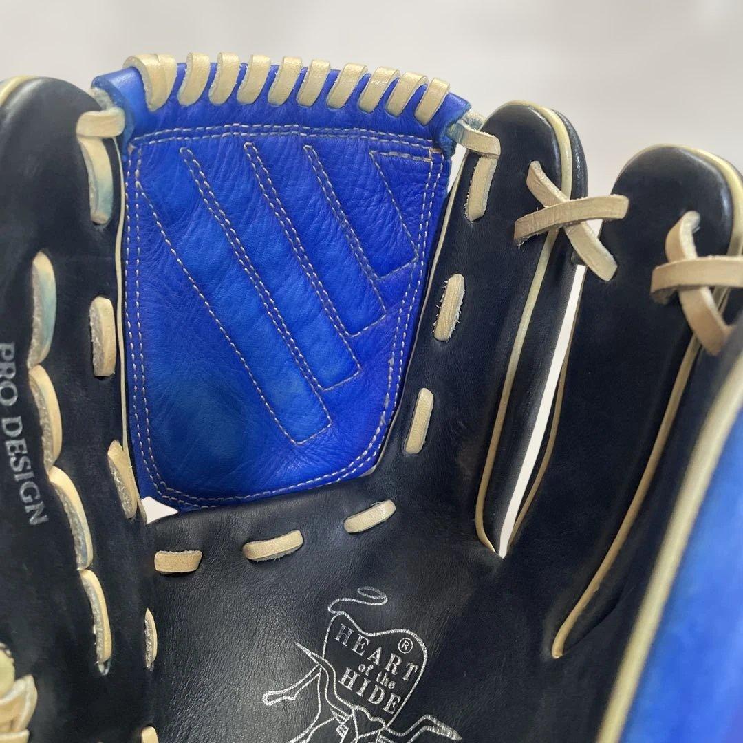 【早い物がち】　Rawlings 軟式グローブ 黒と青