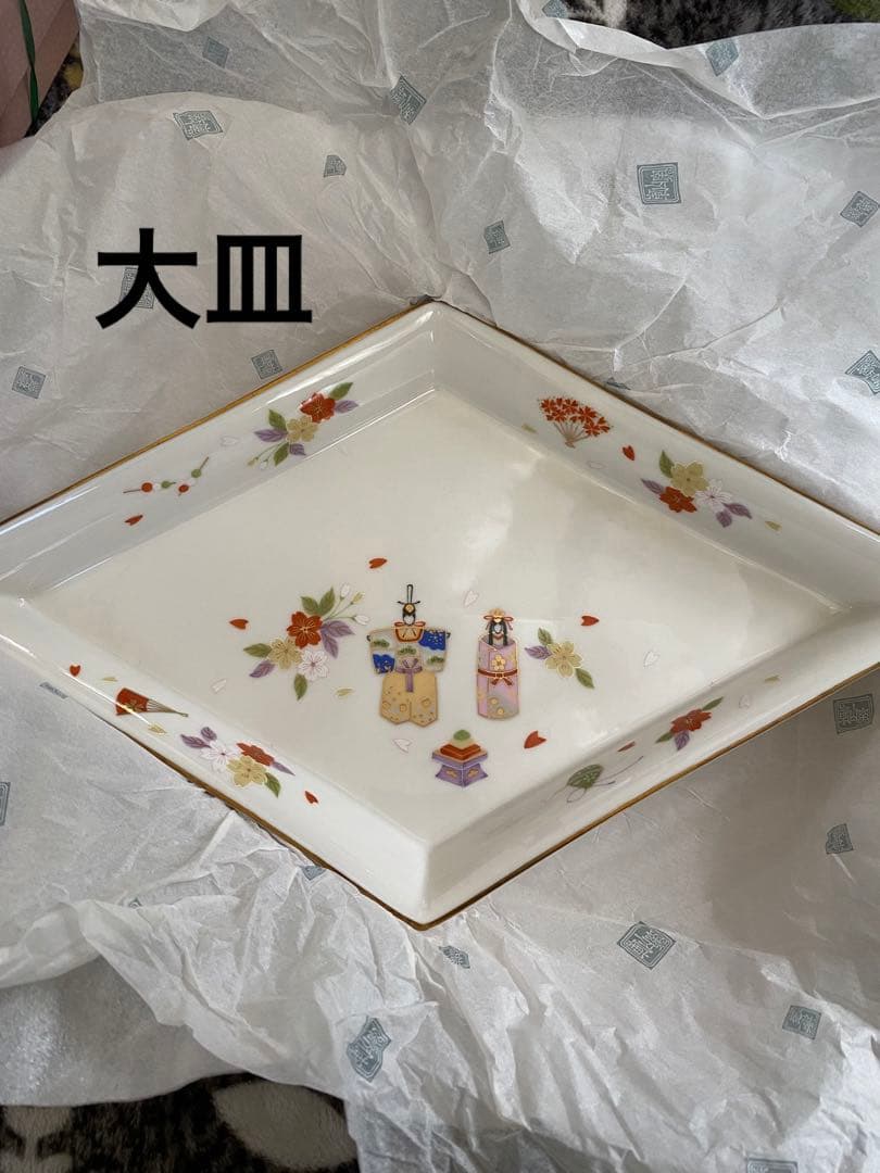 ひな祭りデザイン茶器セット