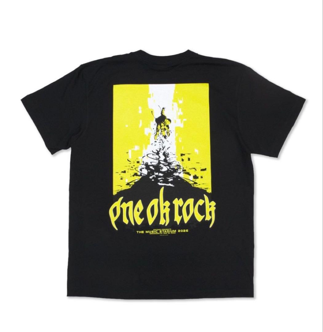 ONE OK ROCK 2026 TMS Tシャツ-C ブラック　【Lサイズ】