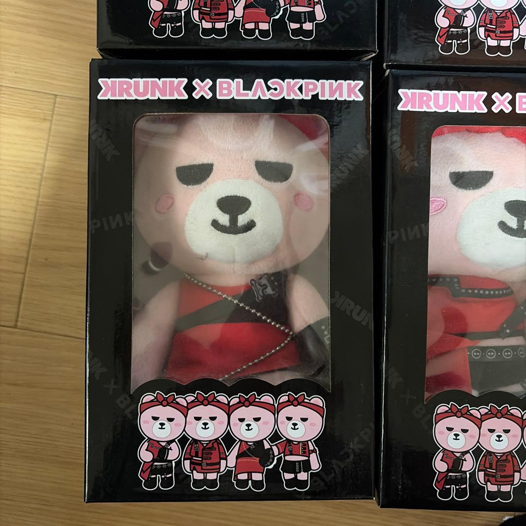 新品未使用KRUNK x BLACKPINK ぬいぐるみ4体セット