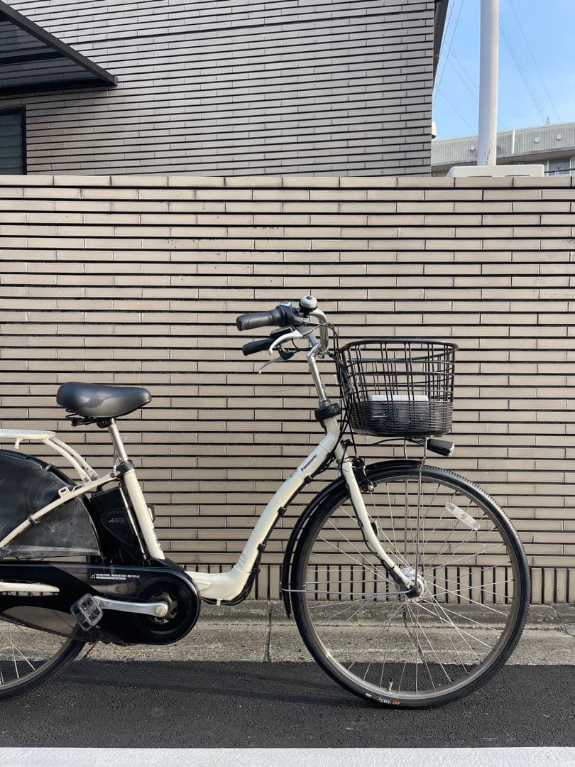 アイボリー パナソニック電動アシスト自転車 シティタイプ26CPTR34