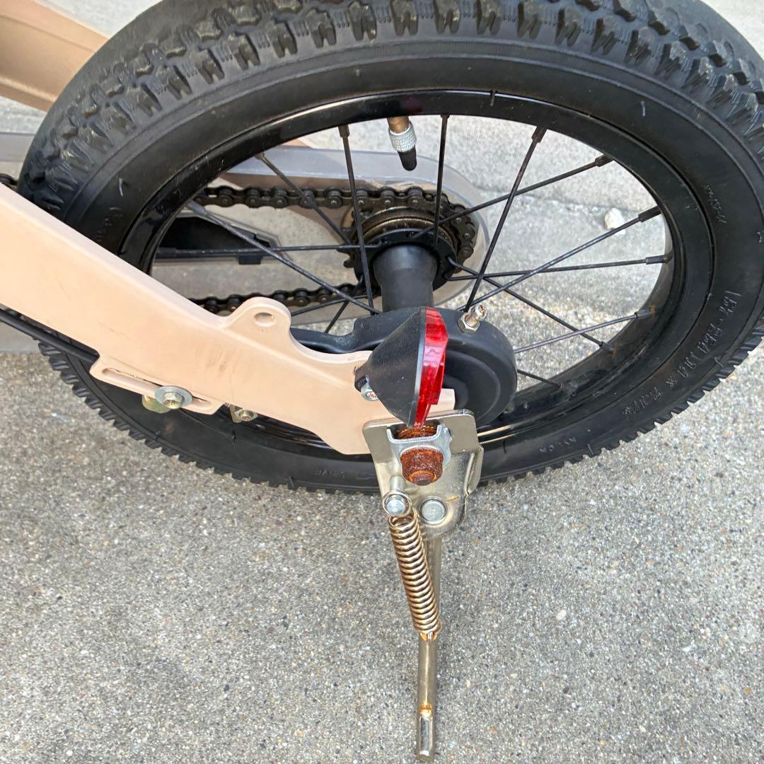 Ravi クッキーキッズ　自転車 14 カーキ 子供用 Eizer 軽量