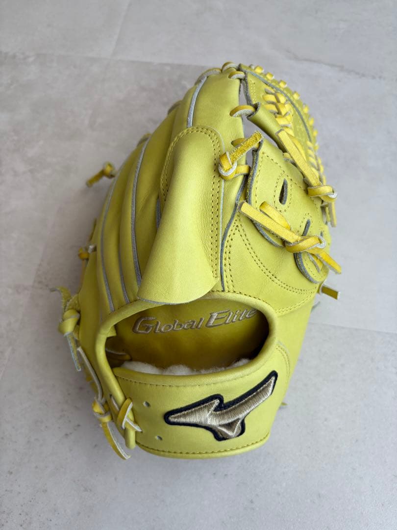 Mizuno Global Elite 硬式グローブ イエロー