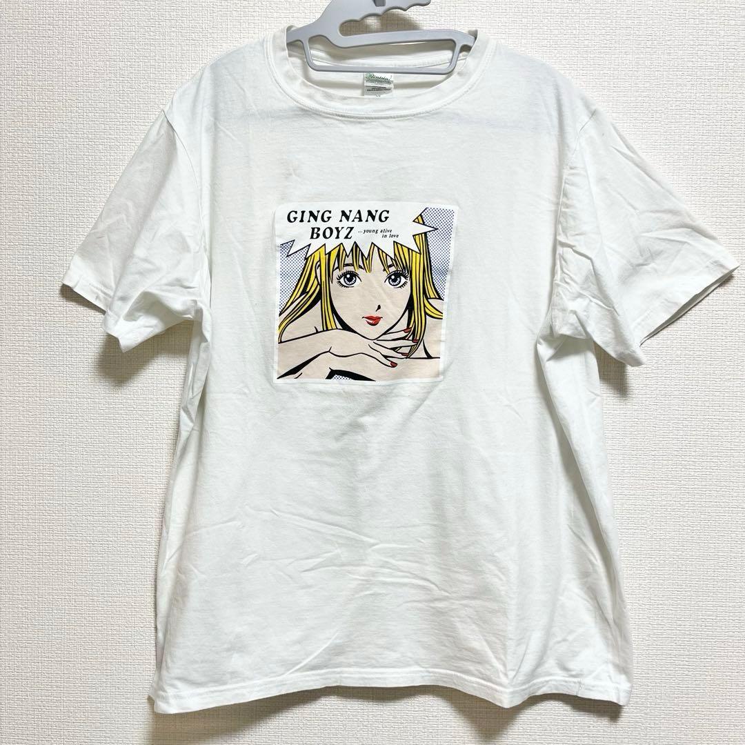 銀杏BOYZ 君と僕の第三次世界大戦的恋愛革命 Tシャツ ホワイト 白 XL