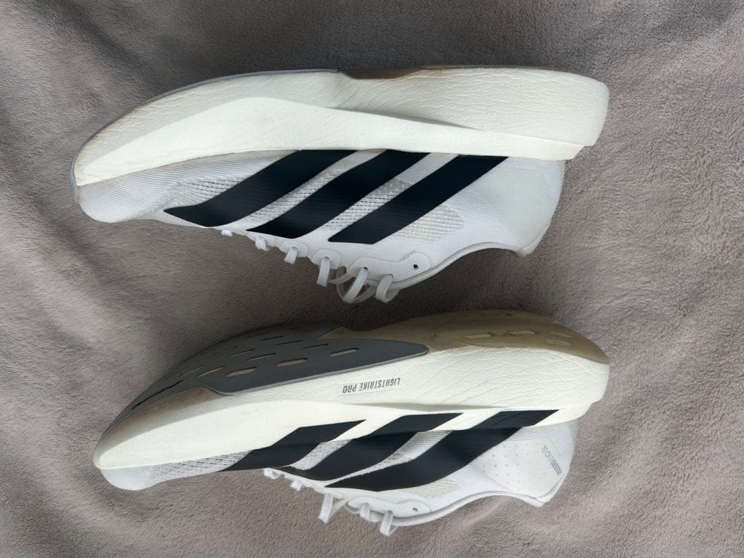 adizero evo SL 25.0ランニングシューズ ホワイト/ブラック