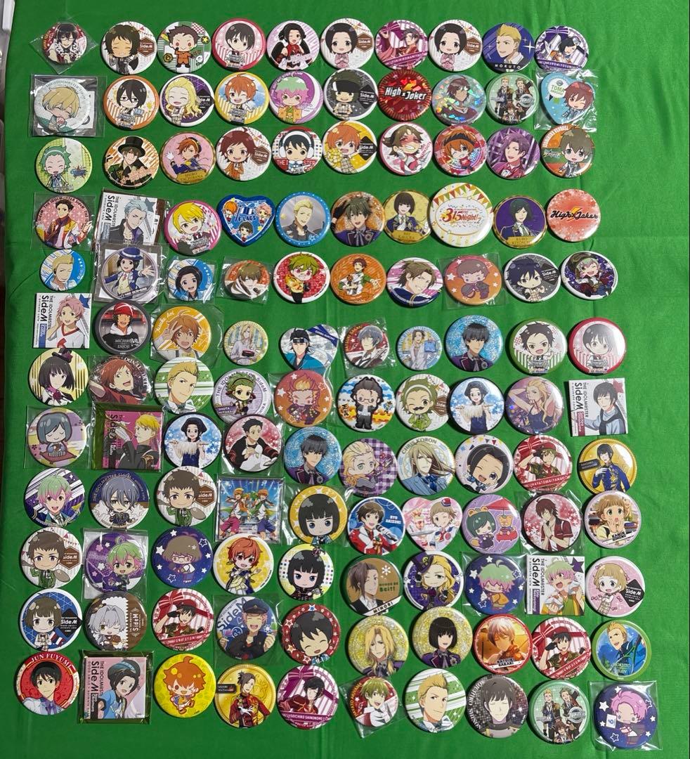 アイドルマスターSideM Mマス 缶バッジ 約1140点 大量まとめ売り
