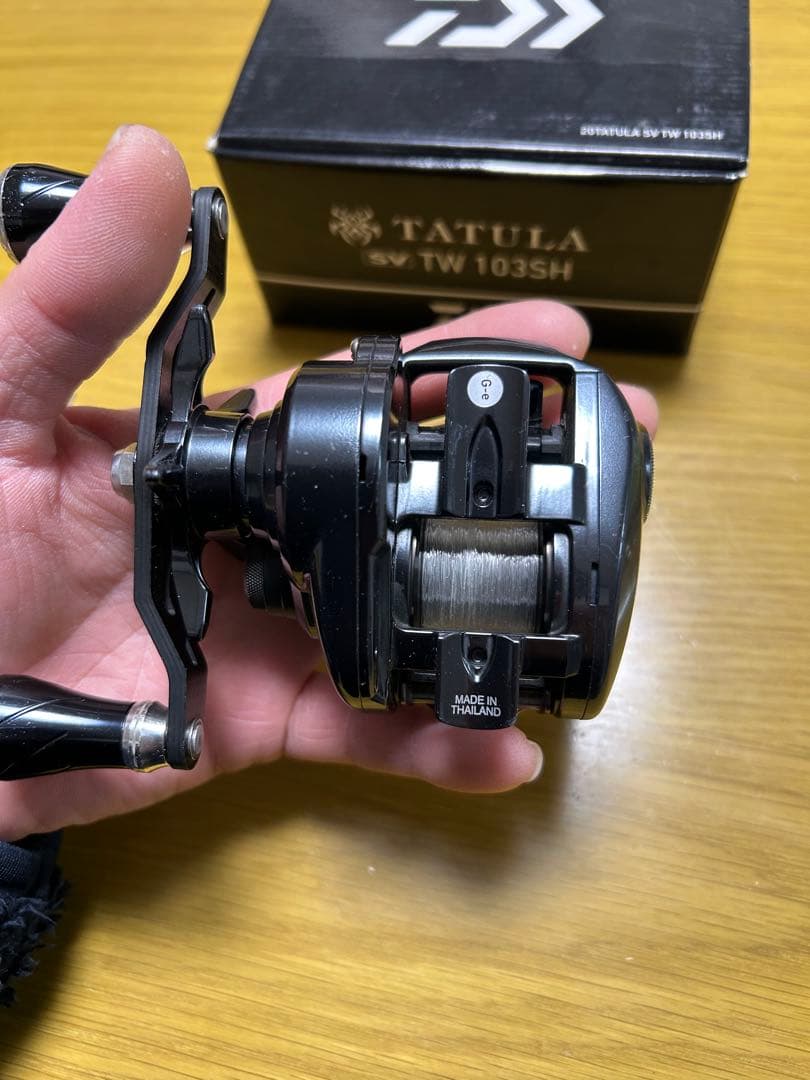 ダイワ　20タトゥーラ　SV TW 103sh ハンドルカスタム　バス釣り
