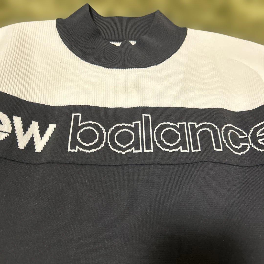新品タグ付き new balance golf ボーダーニット サイズ2