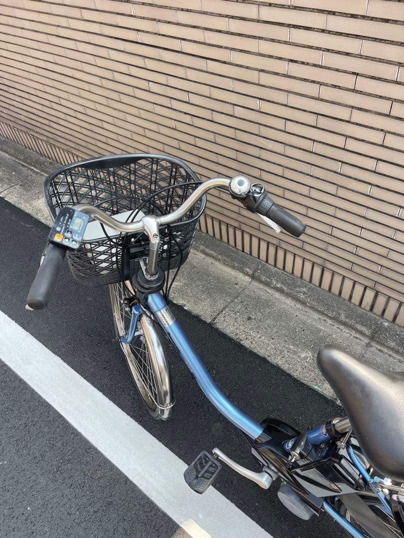 水色 パナソニック電動アシスト自転車 シティタイプ26CPXD36