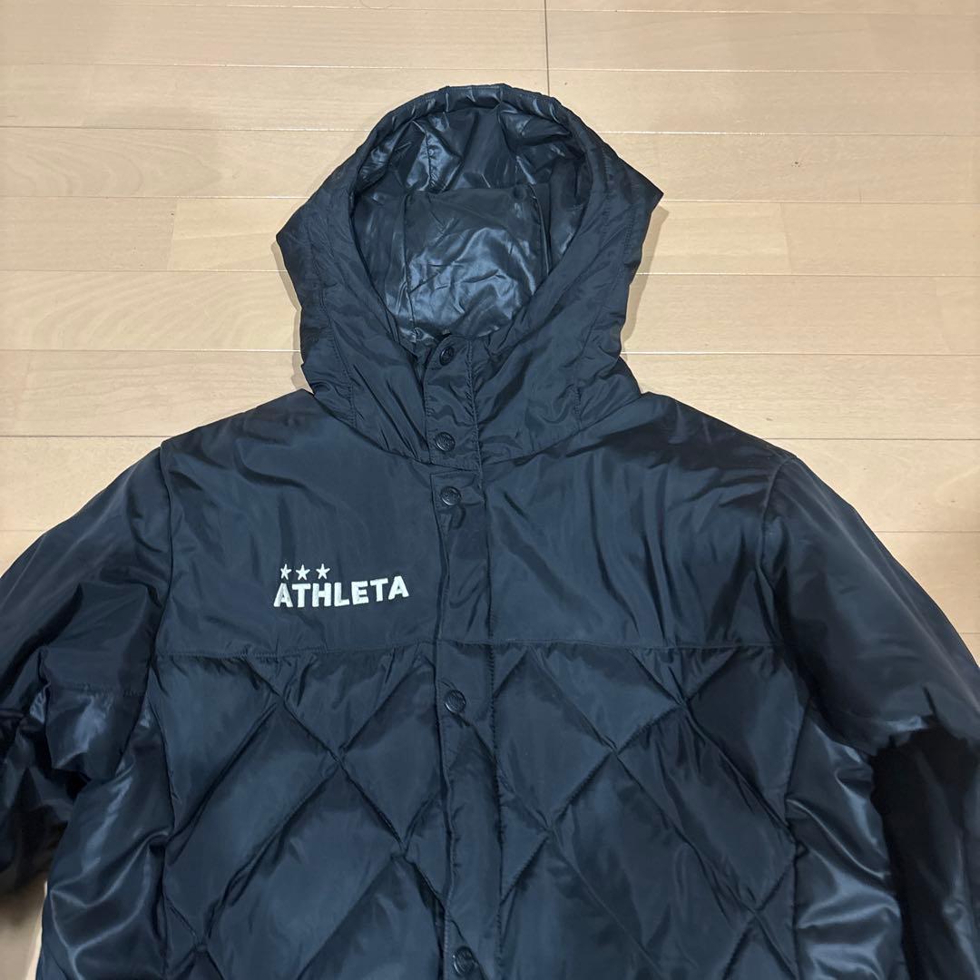 ATHLETA ブラック ベンチコート　160cm